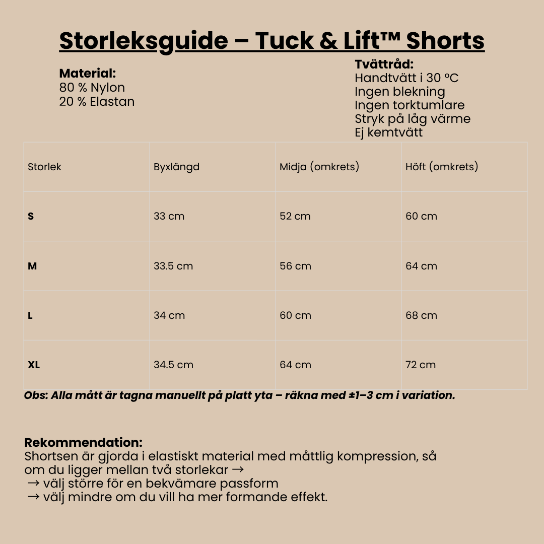 Tuck & Lift™ – lyft din figur, utan att tappa komfort